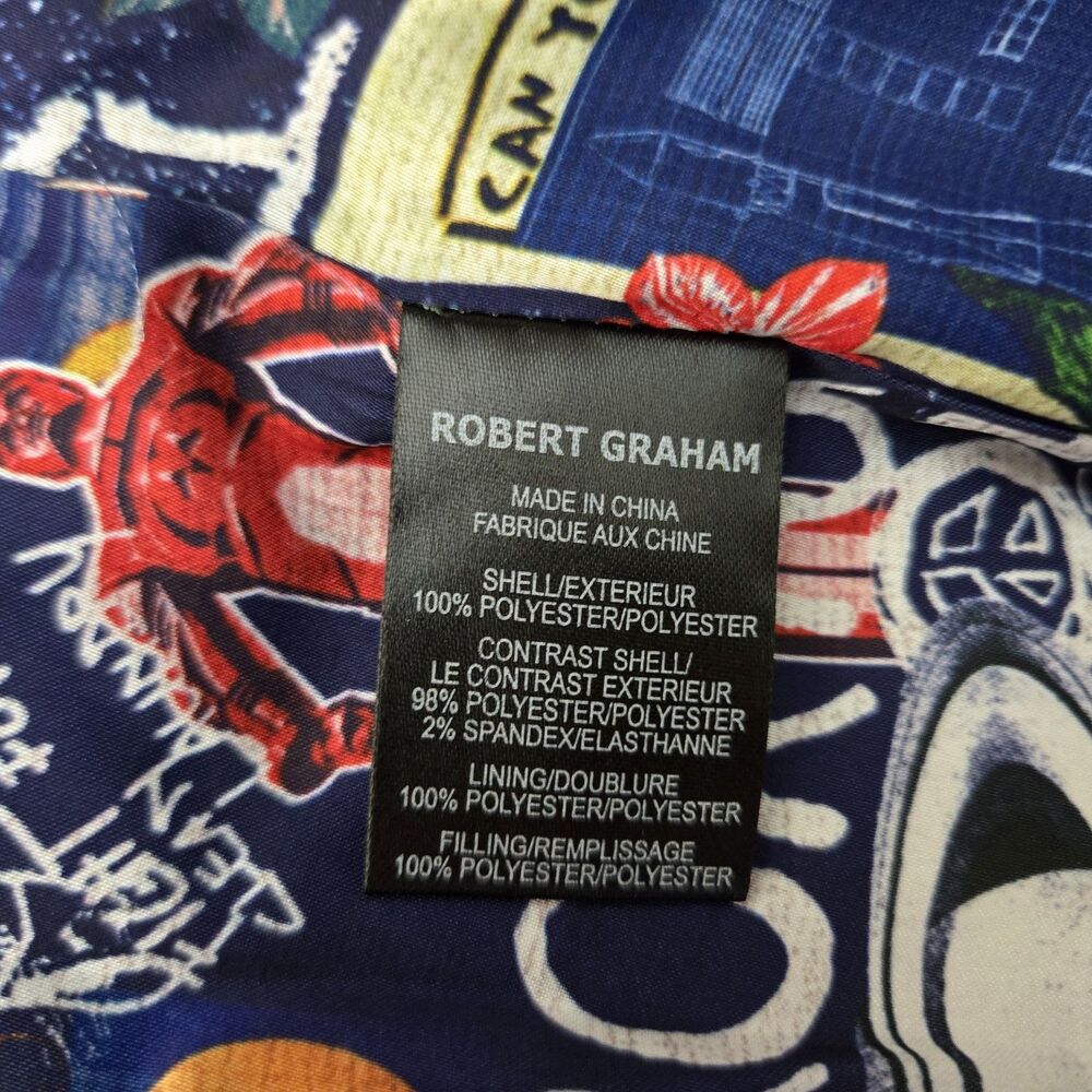 $258 ROBERT GRAHAM Mens 2XL Forest Green Puffer Vest RGF23R82 XXL - Picture 10 of 14